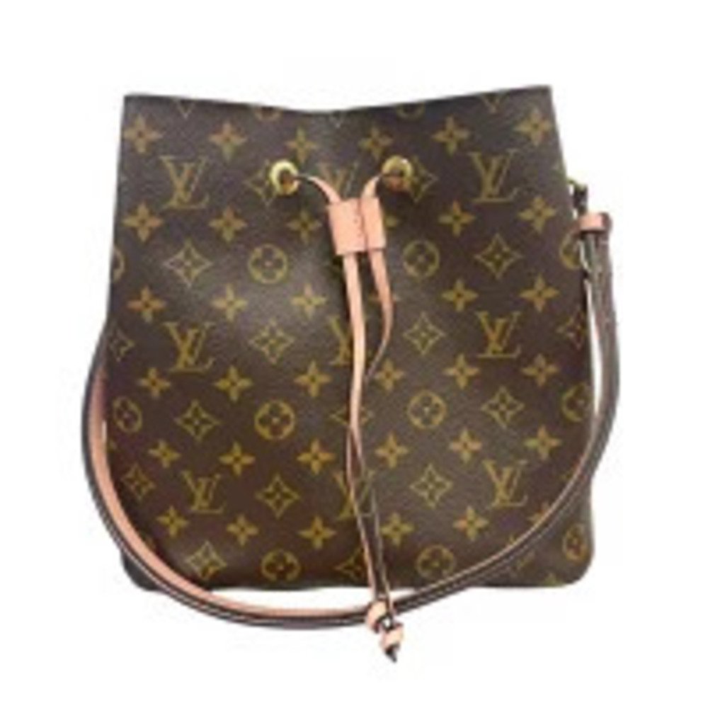 Louis Vuitton Neo Noe Shoulder Bag Monogram Pink Drawstring